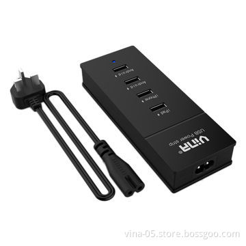 USB Desktop Chargers for iPad, iPhone and Tablet PCs, 100-240V, 50/60Hz Input
